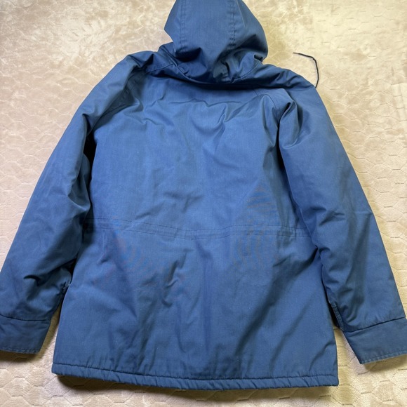 VTG 70s 80s Levi's Hooded Ski Puffer Jacket White Tag Sz Med USA Made Talon Zip - Picture 10 of 10